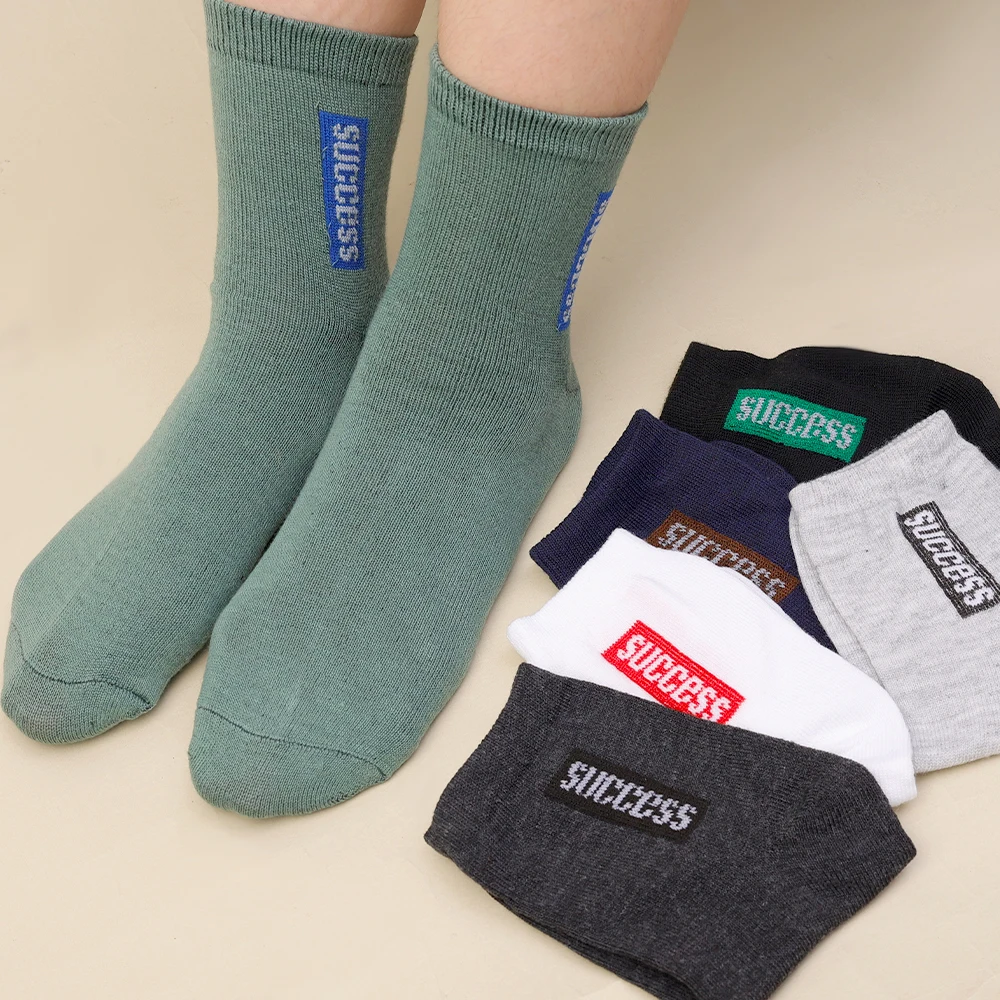 6 Paar Männer Herbst Winter Bambus faser Socken atmungsaktive Baumwolle Sports ocke atmungsaktive Deodorant Business Socken plus Größe 38-47