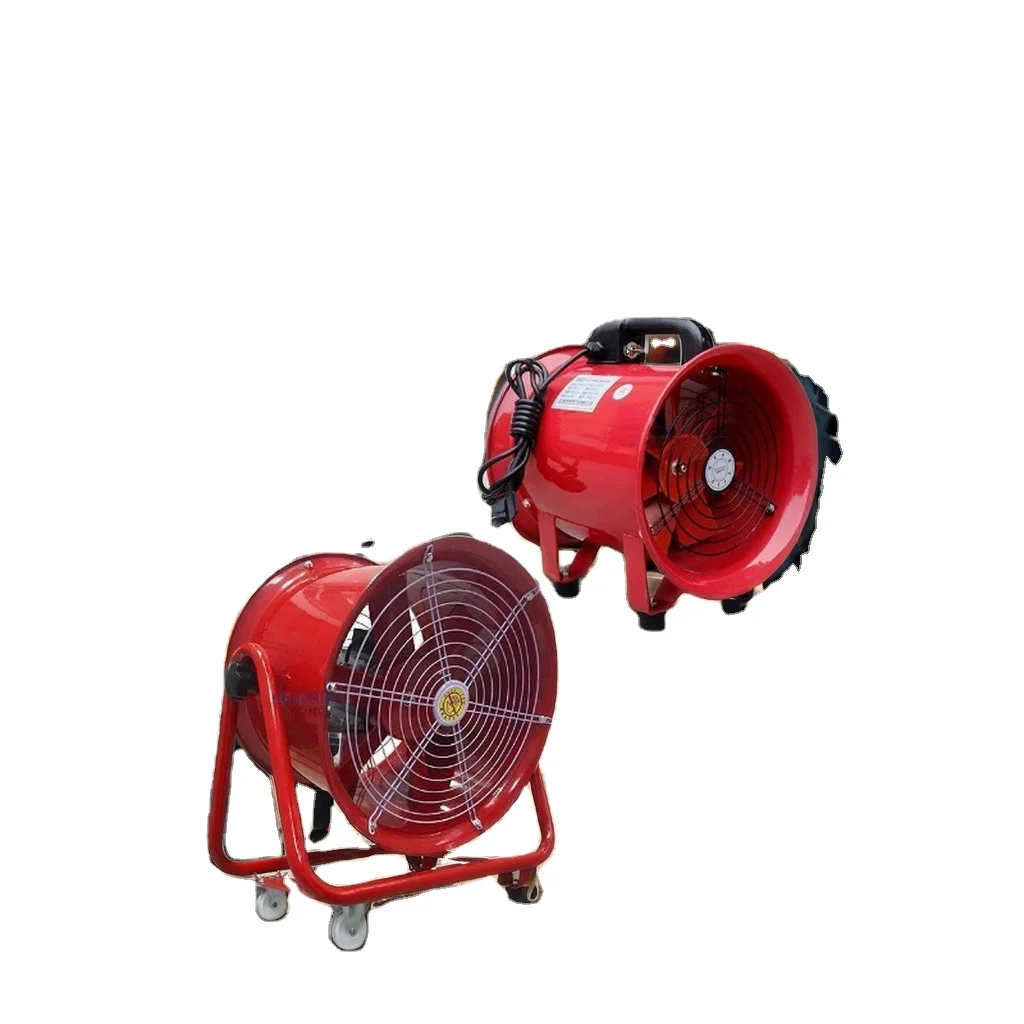 

14-Inch Industrial Centrifugal Axial Exhaust Fan Portable Ventilation Blower for Ducts 220V 50Hz - Durable Air Movement Solution