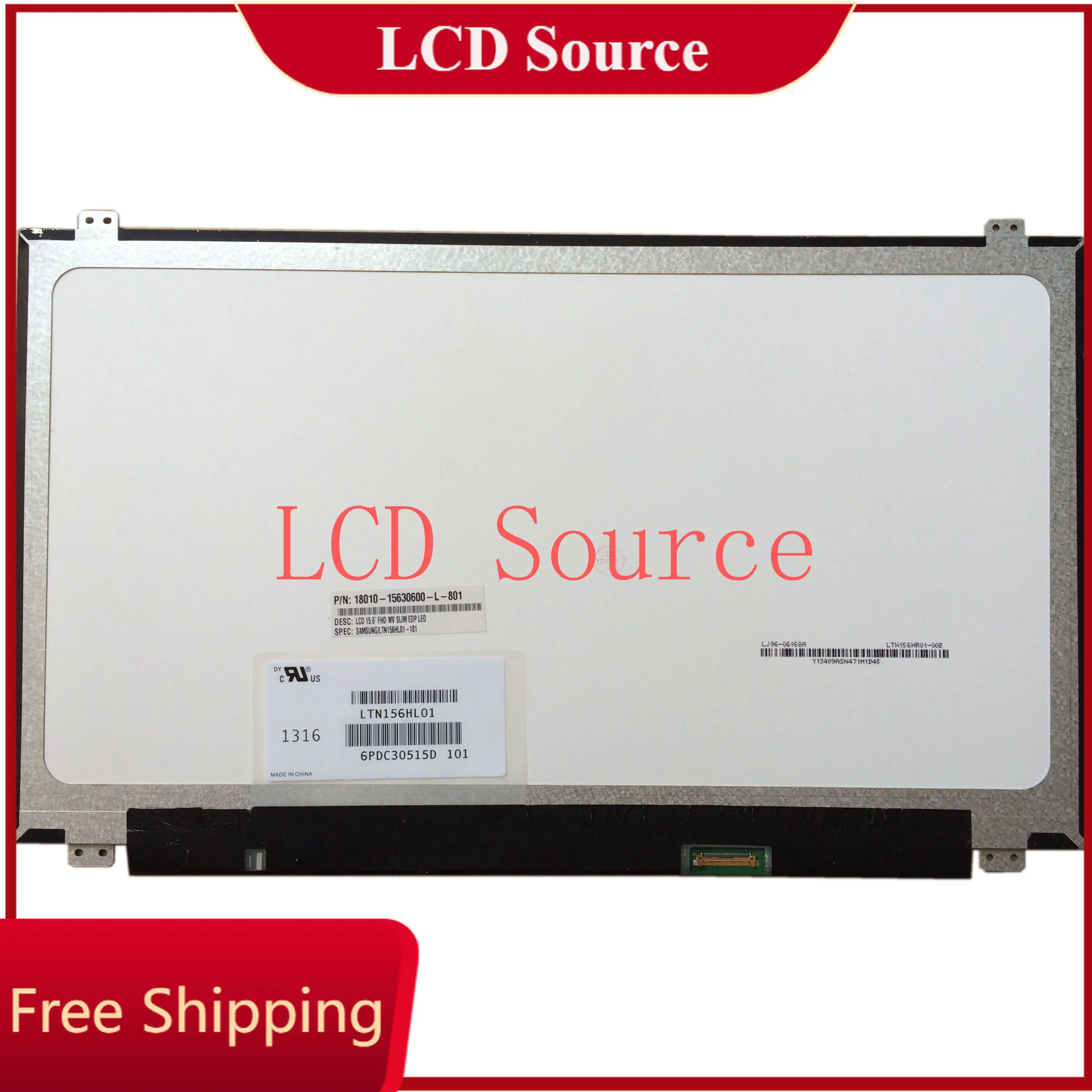 LTN156HL01 подходит для B156HTN03.7 B156HTN03.6 B156HTN03.5 LP156WF4-SPH2 SPH3 HB156FH1-401 LP156WF6-SPA1 SPB1 1920X1080 ЖК-дисплей 15,6 дюйма