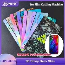 FONLYU 3D Shiney Embossed Back Skin Sticker Protective Film Rear Membrane Cover For Mobile Phone Hydrogel Film Cutting Machine