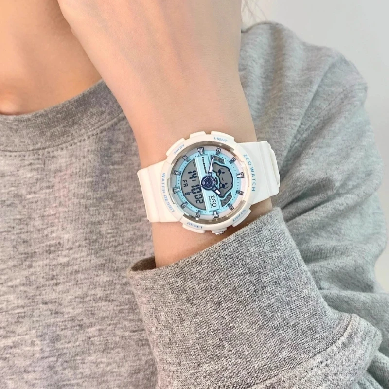 

Zgo Sanrio Students Watch Senior High School Students Kuromi Wristwatch Sports Waterproof Multi-Functional Electronic Watches