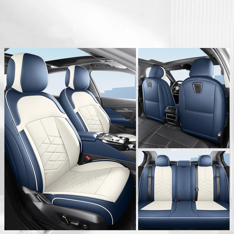 

1:1 кожаные чехлы на автомобильные сиденья на заказ для VW T ROC 2018 ~ 2022 Polo 9n3 2004 ~ 2009 Passat b7 2012 ~ 2015 авто аксессуары для интерьера