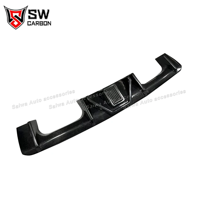 Carbon Fiber Rear Diffuser With Lights For BMW G80 M3 G82 G83 M4 2021+ Car Rear Bumper Lip Chin Splitter Spoiler Body Kit