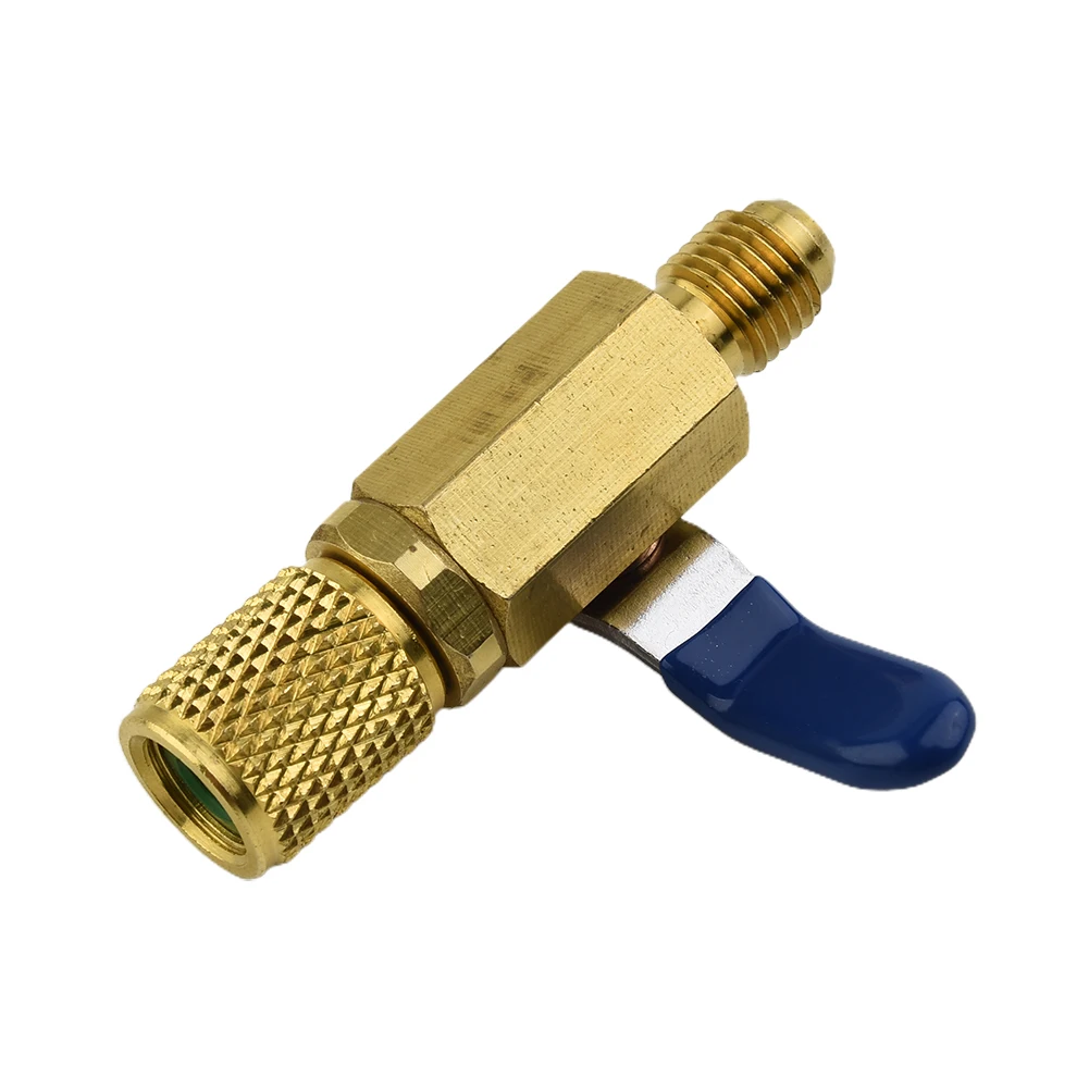 Brand New Practical Useful Straight Ball Valves Hose Barb Random Color Replacement For HVAC 1/4\
