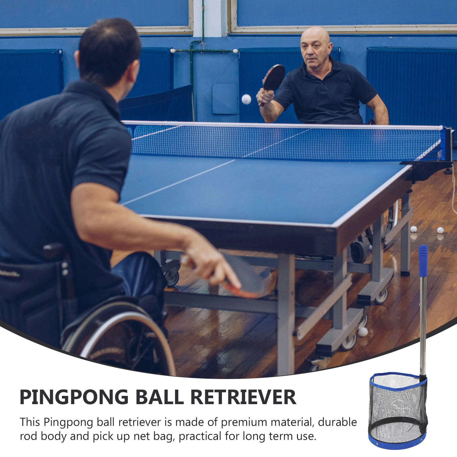 120 قطعة بينغبونغ المسترد تنس الطاولة الكرة المنتقى خفيفة الوزن دائم أداة التدريب المحمولة الكرة جامع صافي للجولف #1