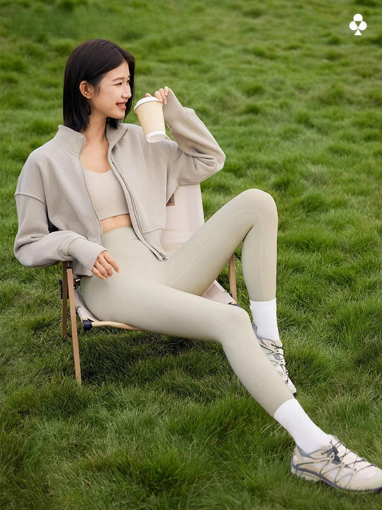 

Thiened Fce Lined High Waist Yoga Pants Women's Autumn Winter ark Skin Patterned Warm Trousers Breathable Stretchy Leg...