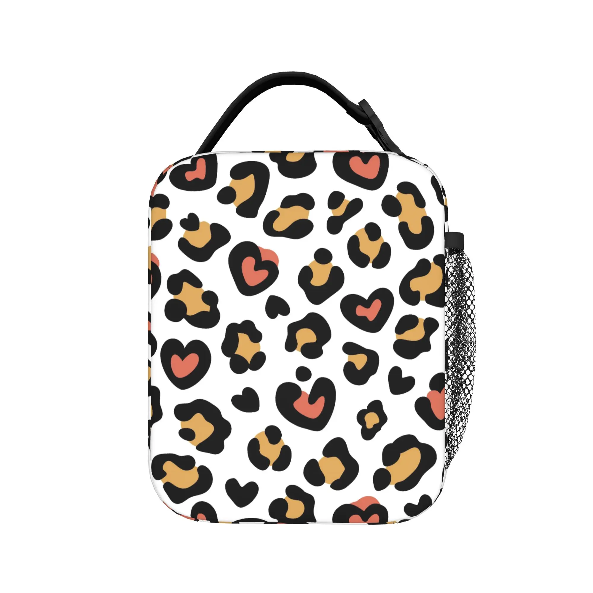 Animal Print Leopard Thermal Insulated Lunch Bags for Work  Portable Food Bag Container Thermal Cooler Lunch Boxes