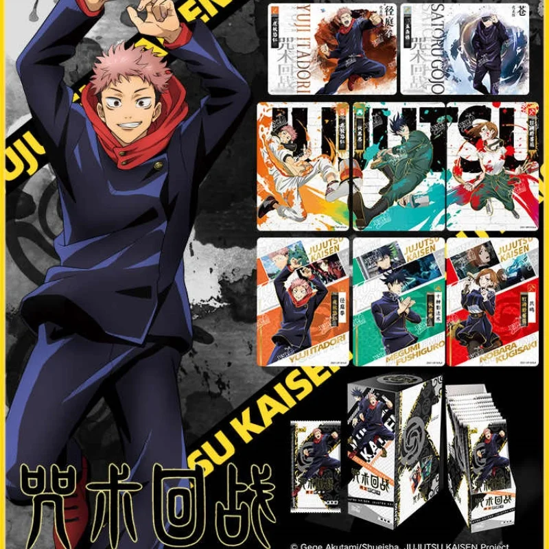 KAYOU Jujutsu Kaisen Card Warlock Collection Card Series 1 Gojo Satoru Bp Full Set Card Cards Kids Trendy Gifts