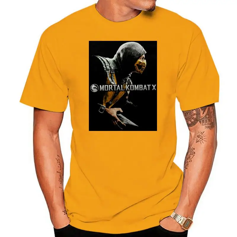 Mortal Kombat Men'S Scorpion T-Shirt Xx-Large Black 888700791752 New Cool Tee Shirt