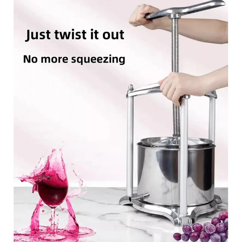 

Factory Manual Filter Machine Wine Fruit Lemon Vegetable Dehydrator Orange Hydraulic Press, Juicer