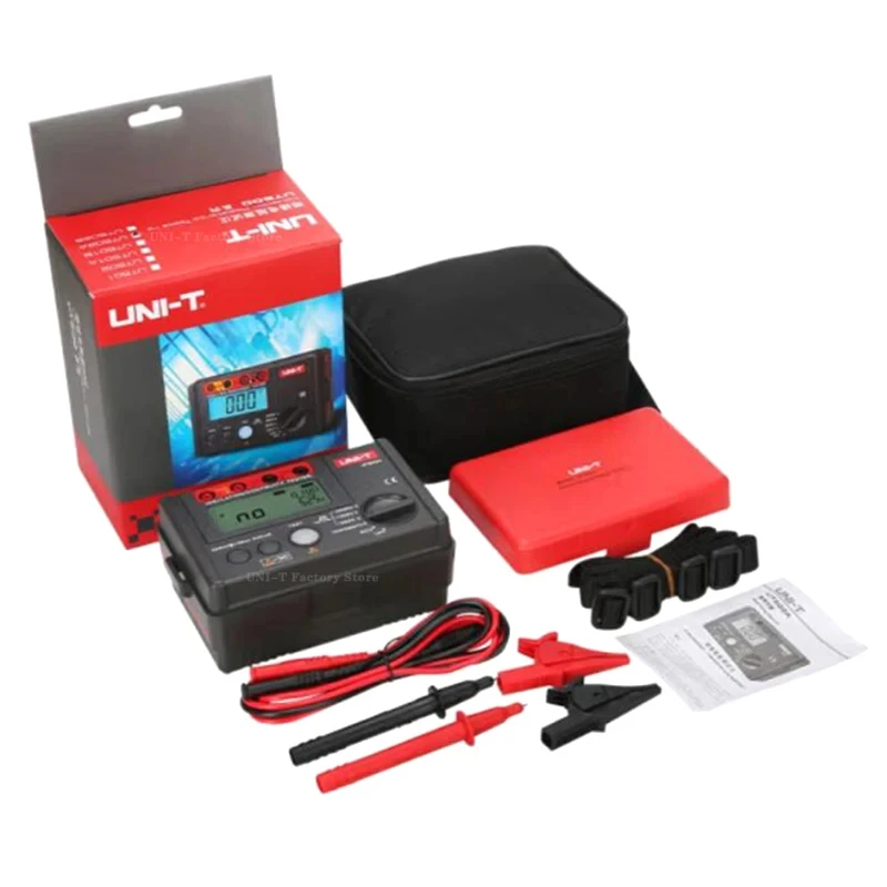 UNI-T جهاز اختبار مقاومة العزل مقياس المقاومة الرقمي Megohmmeter المهنية أوم قياس تستر الفولتميتر UT501 UT502