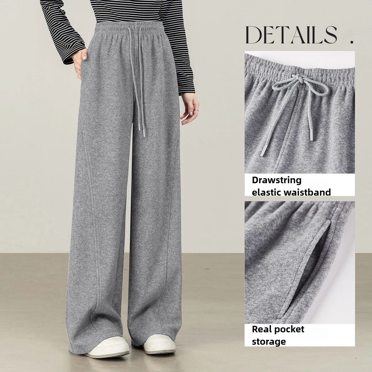 SENTUBILA Pants Women 2025 Winter Casual Trousers Office Elegant Straight Leg Slim Fit Comfortable Pants Skin-Friendly 154K80008
