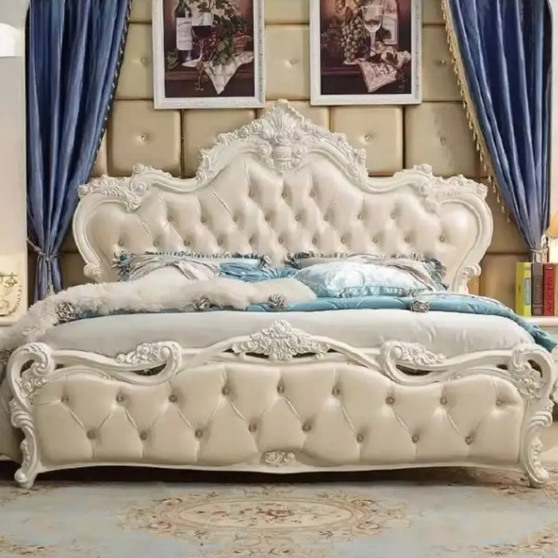 

Couples Air Frame Double Bed Decoration Wardrobe Headboards Bedroom Double Bed Loft Queen Single Camas De Dormitorio Furniture