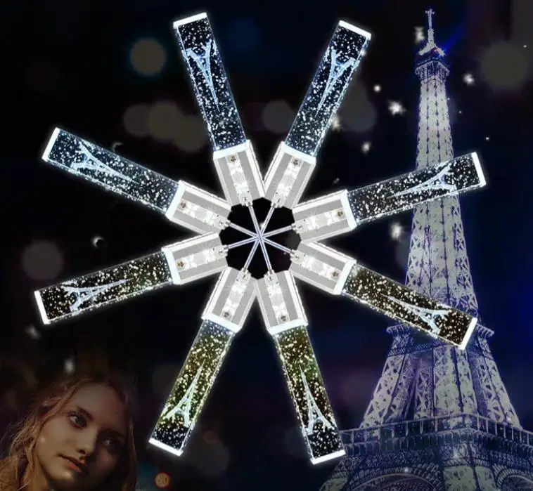 

Simple Modern single head chandelier three head led restaurant crystal chandelier creative personality decoration bar table lamp