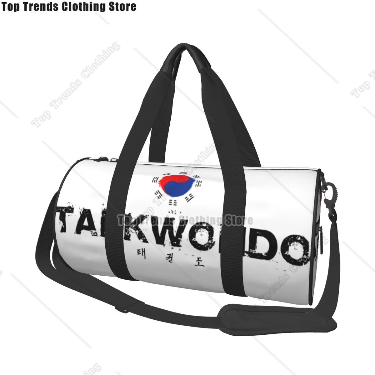 

Korea Taekwondo Gym Bag Martial Arts Outdoor Sports Bags Large Travel Training Printed Handbag Cute Fitness Bag For Couple
