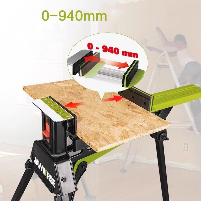 JawHorse Portable Material Support Station WU063 Woodworking clamping workbench 1000KG Clamping Force