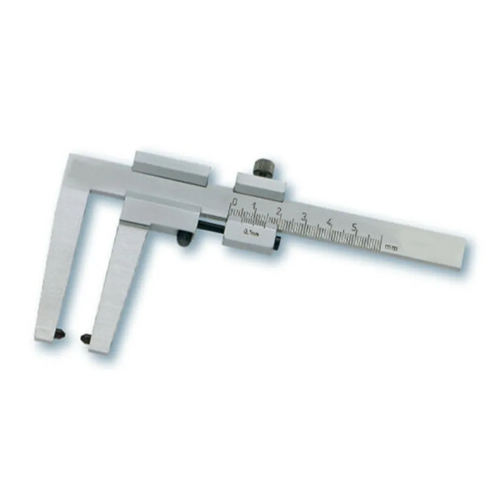 0-50mm Stainless Steel Vernier Caliper for Automotive Brake Disc Thickness Checks with Floating Jaw and Fine Graduated Scale
