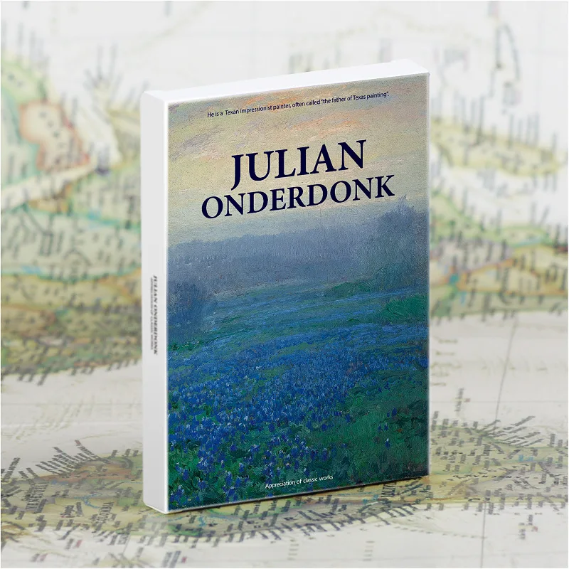 

30PCS Julian Onderdonk Oil Paintings Postcard Set - Blue Landscape Artwork Message Greeting Cards DIY Home Decoration
