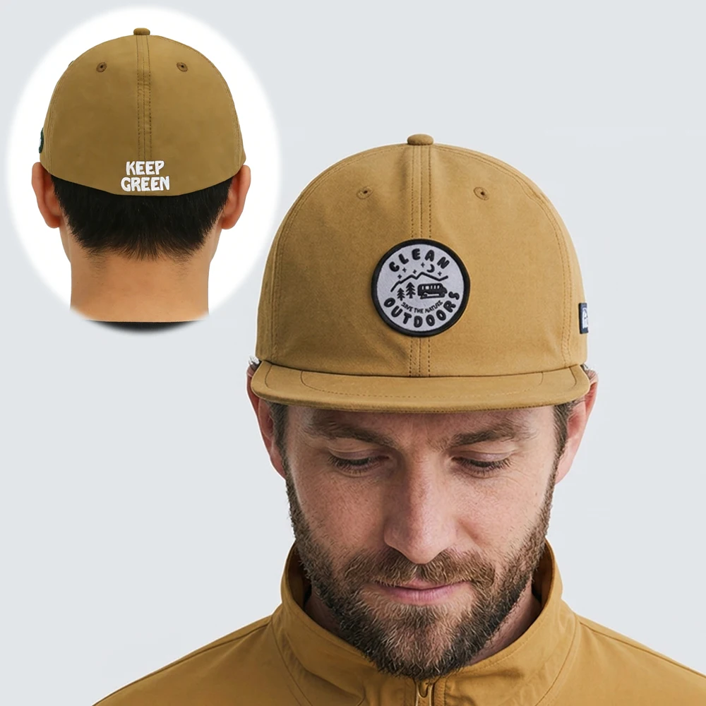 Full Closed Short Brim Fitted Baseball Caps New J-Pop K-Pop Hiphop Embroidered Hats Windproof Bill Visor Breathable Era