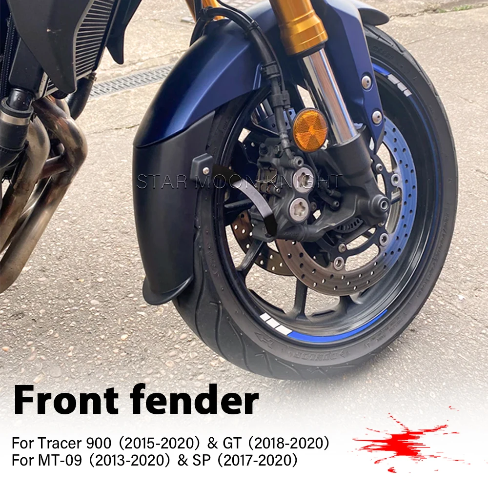 Motorcycle Large Front Fender Extension For YAMAHA Tracer 900 GT MT09 MT-09 MT 09 SP Accessories Mudguard Splash Guard