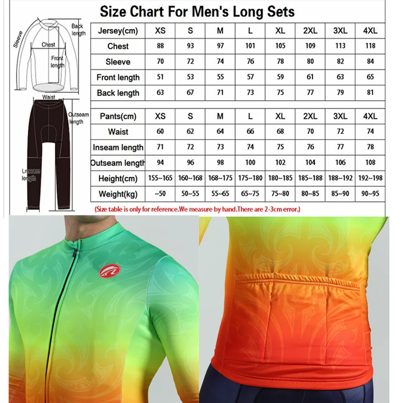 Pissei Men's Bike Outdoor Sports Jacket Cashmere Warm Jersey Long Sleeve Winter jacket mountain biking Long cycling jersey