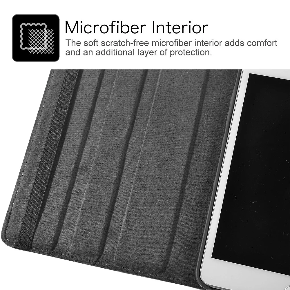 Étui de protection pour tablette Apple, pour Ipad Mini 4/5/ipad 2/3/4, rotation à 360 degrés, réveil automatique, pour IPad 5/6/7/8ème coque