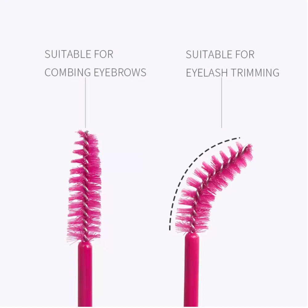 50 Cepillos Desechables para Rímel, Varitas de Rímel, Kits de Maquillaje para Extensión de Pestañas, Cejas y Maquillaje