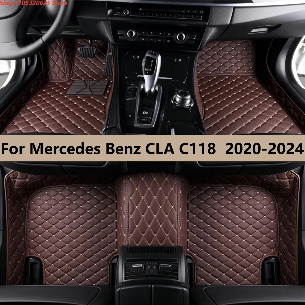 

Car Floor Mats For Mercedes Benz CLA C118 2020 2021 2022 2023 2024 Car Accessories