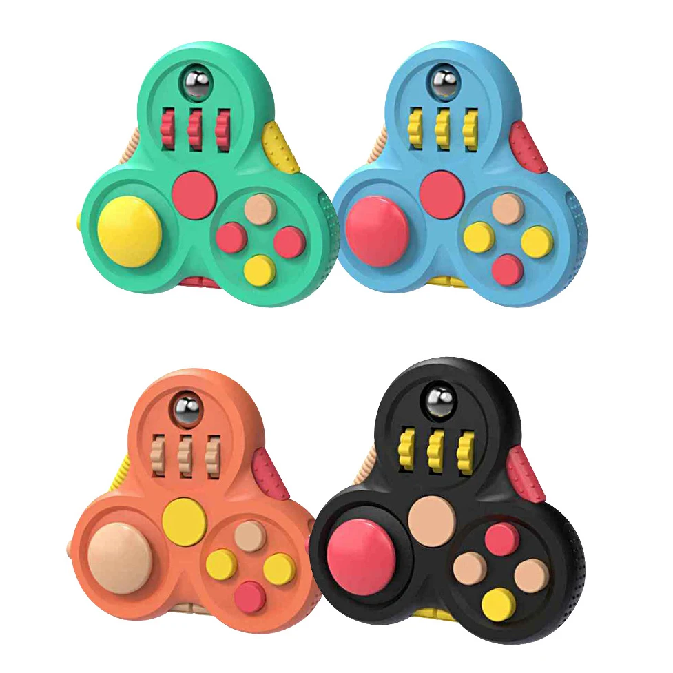 4pcs Rotating Magic Adult Antistress Fidget Toy Autism ADHD Stress Relief Fingertip Toys Fidget ﻿