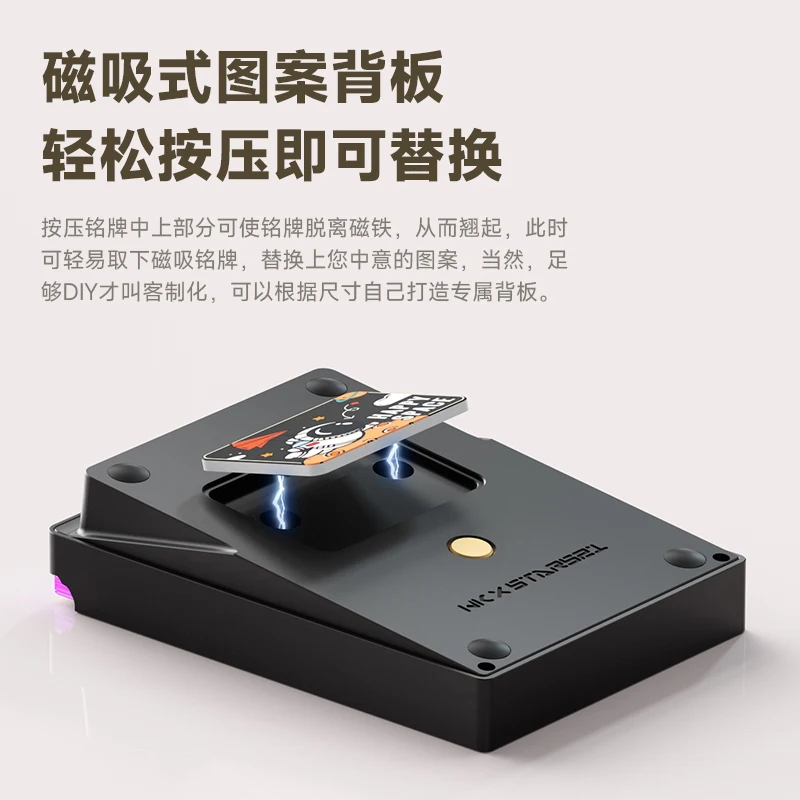 Weikav Stars21Plus 3Mode ワイヤレスキーパッドキットメカニカルキーボードキット Rgb ホットスワップ Stars21 Plus アルミテンキーパッドキット