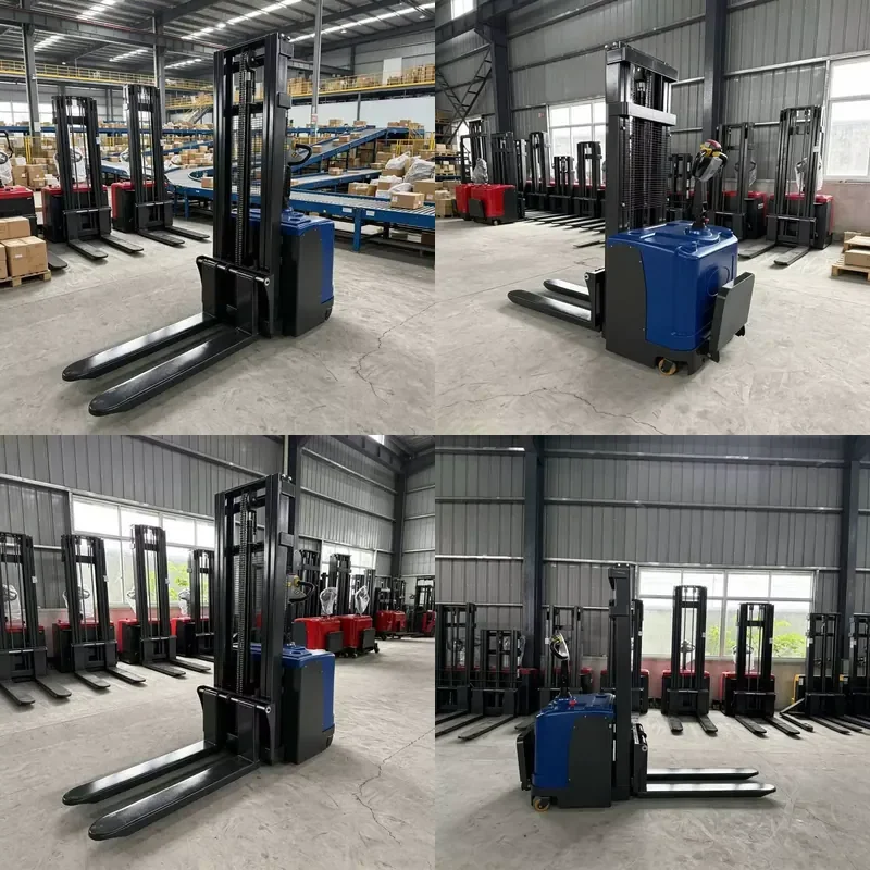 Multi Purpose Electric Stacker Stable Lifting Solution For Indoor Factory Handling