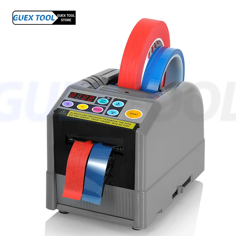 

Electric Tape Cutting Machine Paper Slitting Dispenser 6-60mm Automatic Adhesive Tape Double Sided Cutter Dispenser Packing Tool