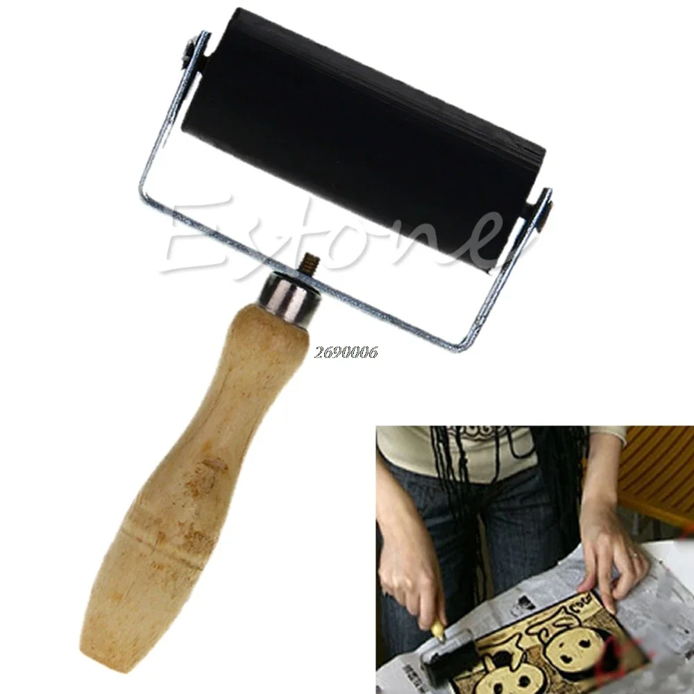 6cm Professional Brayer Painting Printmaking Roller Art Stamping Tool