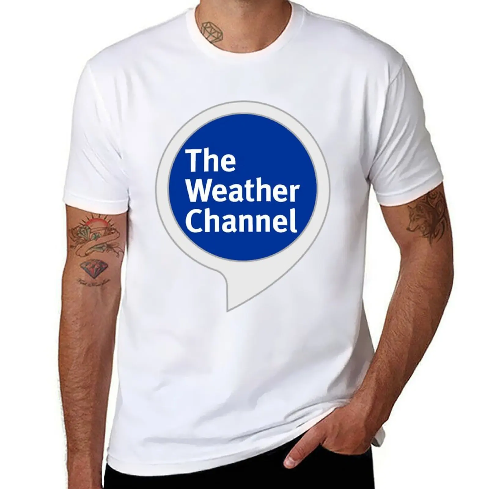 

The weather channel T-Shirt t shirts cotton 100% t shirts for man slim fit T-Shirt