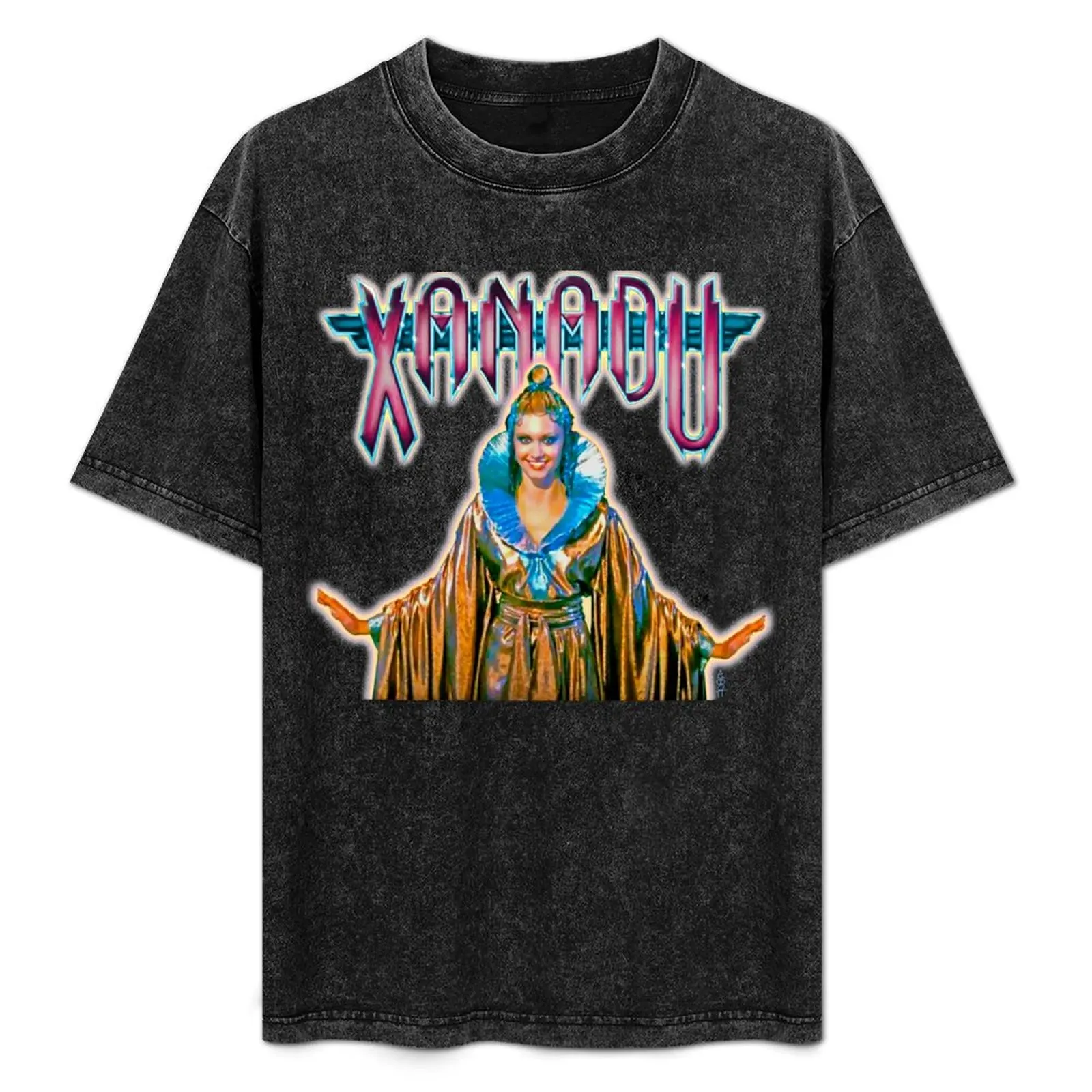 XANADU Kira Goddess Double Glow T-Shirt Summer Print Short Sleeve Tee
