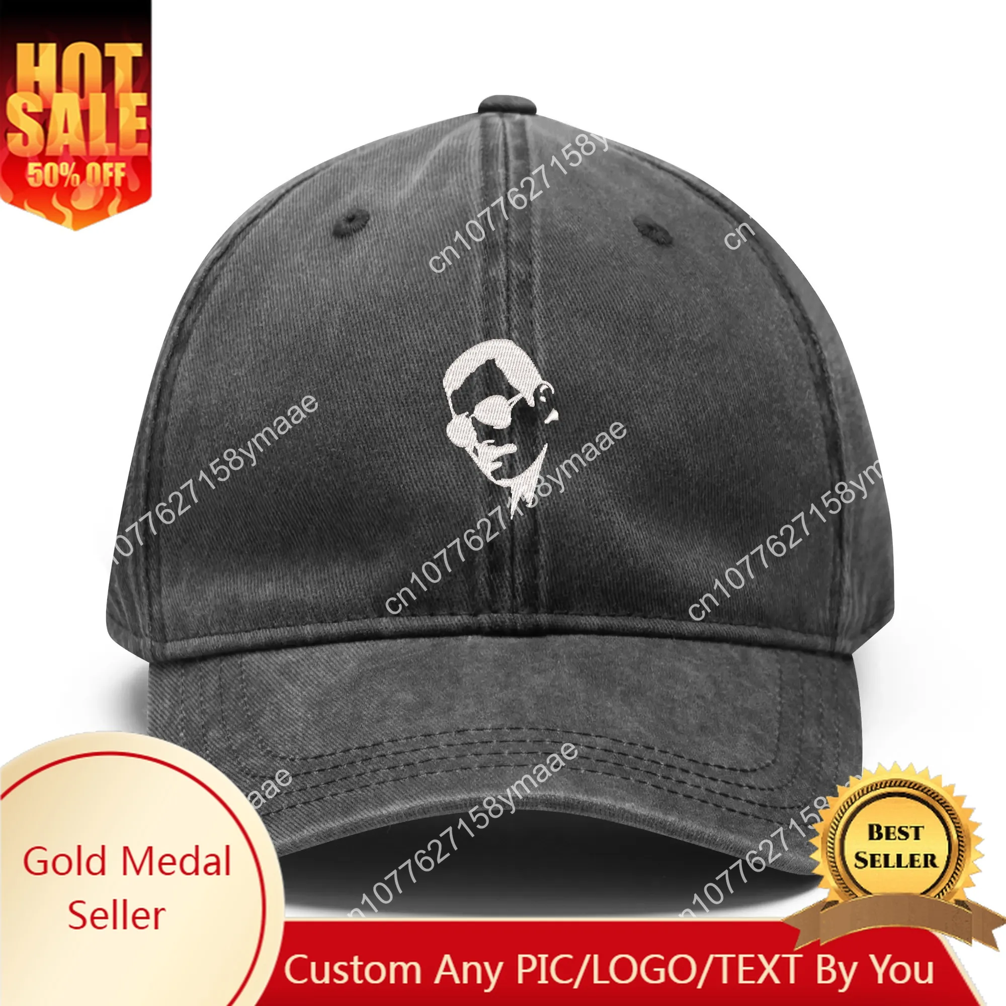 Freddie Mercury Embroidery Hats Mens Womens Sports Baseball Hat Customized Made DIY Caps Personalized Text Cowboy Trucker Cap