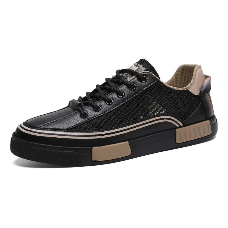 Scarpe vulcanizzate da uomo scarpe da Tennis traspiranti in rete estiva scarpe da passeggio per skateboard sportive 2024 Sneakers da uomo Unisex verdi