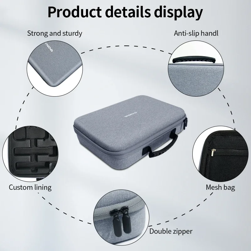 For Insta360 X4 Accessories Portable Case, Protective Bag Large Tote Case, Insta360 X4 Accessory Case