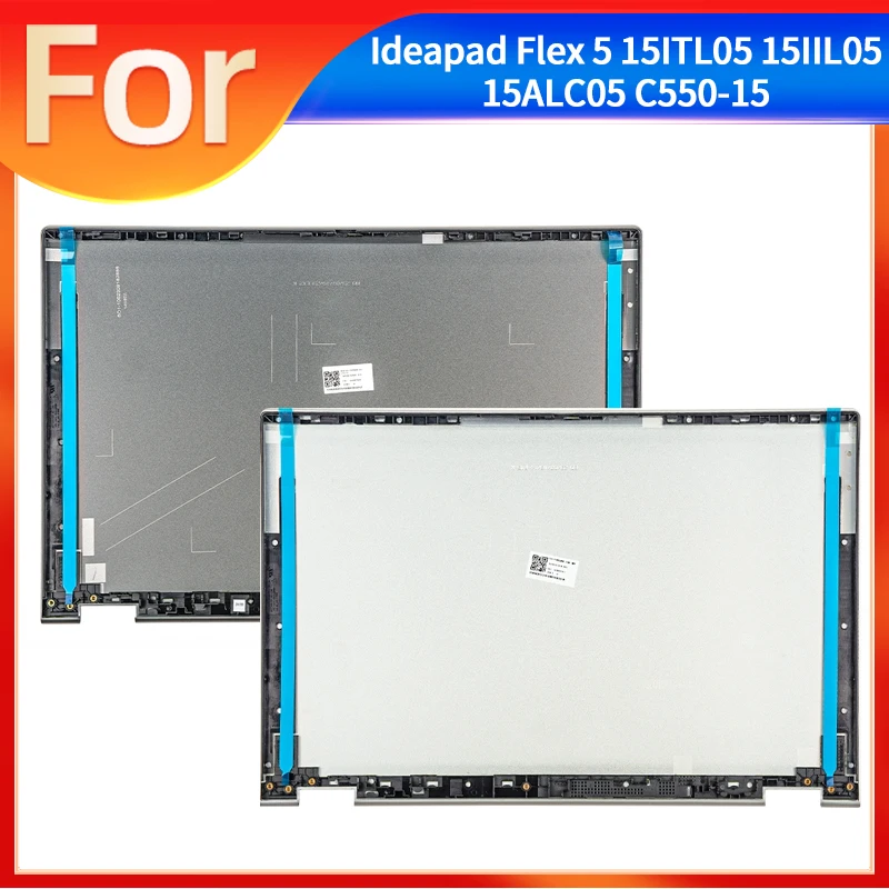 

Новый чехол для Ideapad Flex 5 15ITL05 15IIL05 15ALC05 C550-15, задняя крышка ЖК-дисплея, верхний чехол 5CB0Y85681, серый 5CB0Y85680, серебристый