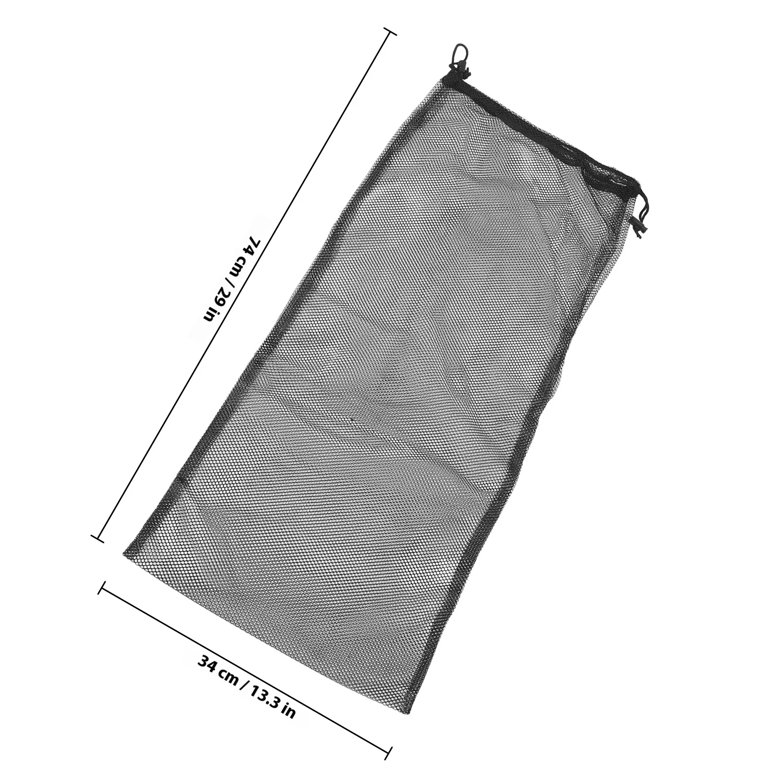 حقيبة شبكية ذات سعة كبيرة برباط من النايلون قابل للتنفس لتخزين معدات السباحة والغوص والغطس والمعدات الرياضية #5