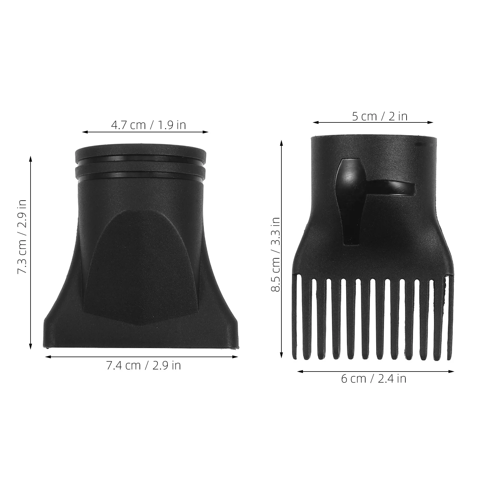 GETAJGHSD 2Pcs Universal Hair Dryer Diffuser Nozzle Narrow Attachment for Salon Home Styling Heat Distribution
