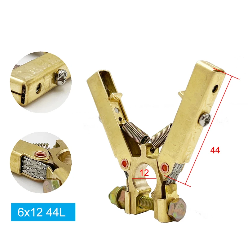 Imagem -05 - Jumpasit Peças por Conjunto 6x12 v Forma Cobre Conjunto de Suporte de Escova de Carbono J204 J164 para Motor de Anel Deslizante de Vias 13a 15a