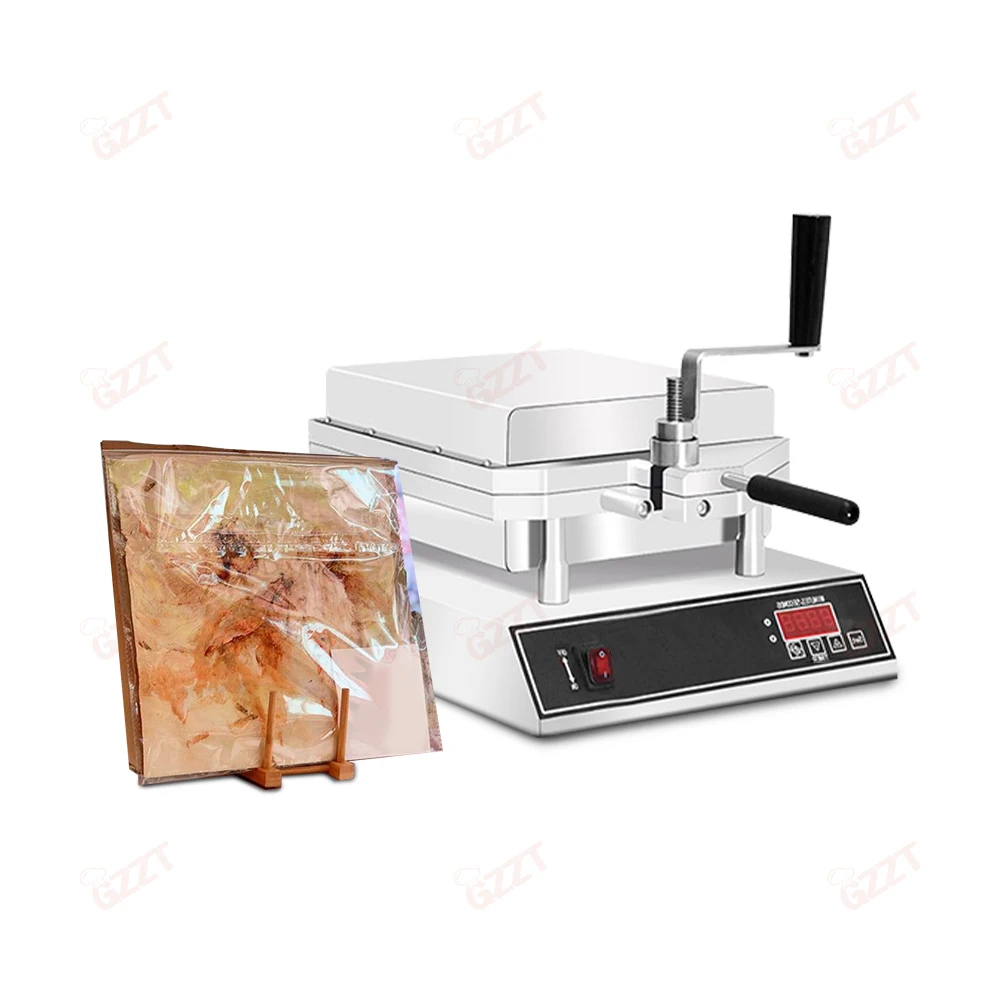 

2026, New model110V 220V CE Temperature Adjustable Prawn Tako Senbei Fossil Thin Pancake Pressing Making hine Fossil Crispy P