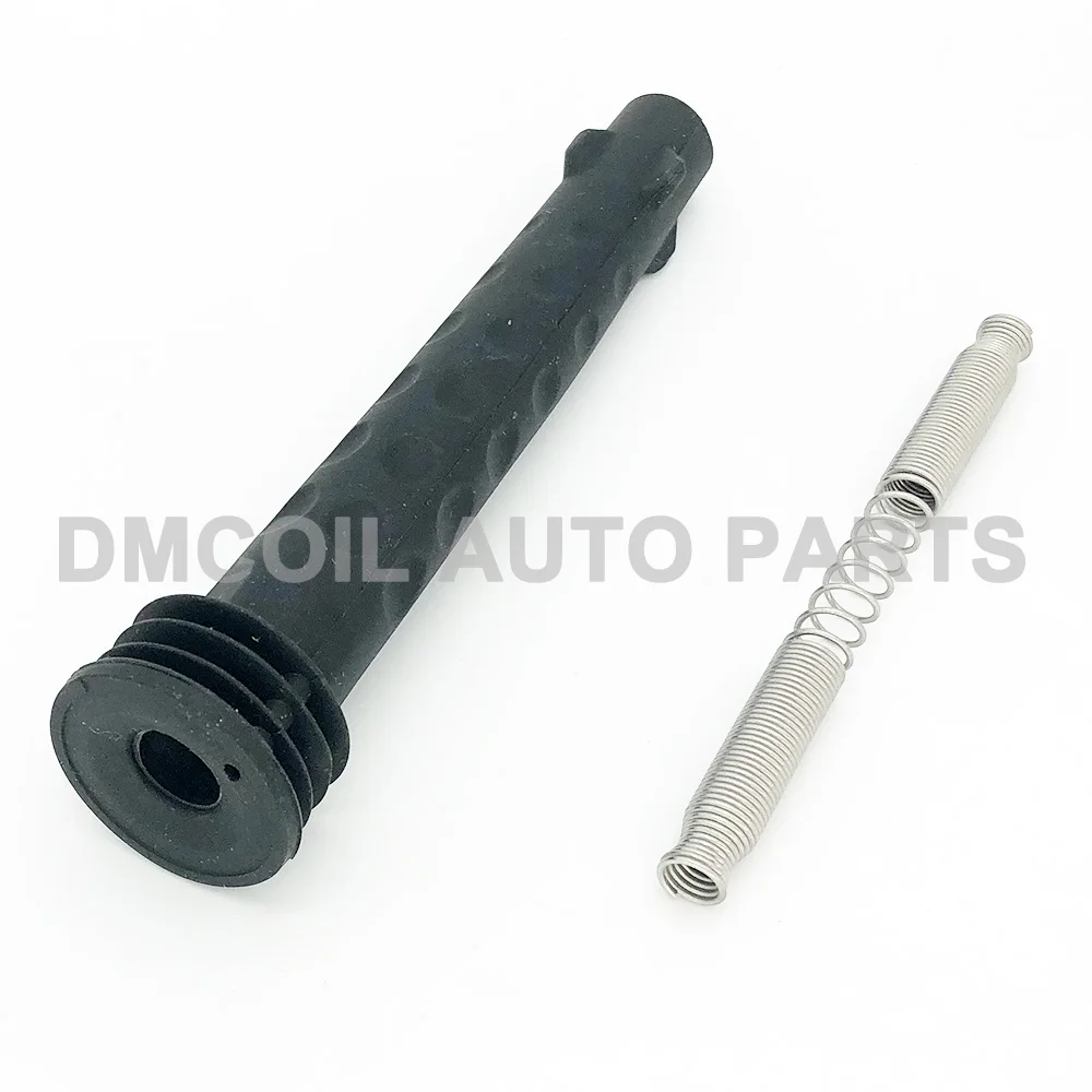 4 PCS IGNITION COIL RUBBER BOOTS WITH SPRING FOR ALFA ROMEO MITO FIAT 500 BRAVO DOBLO DELTA JEEP 0.9 1.4 2008- 55224494 55234131
