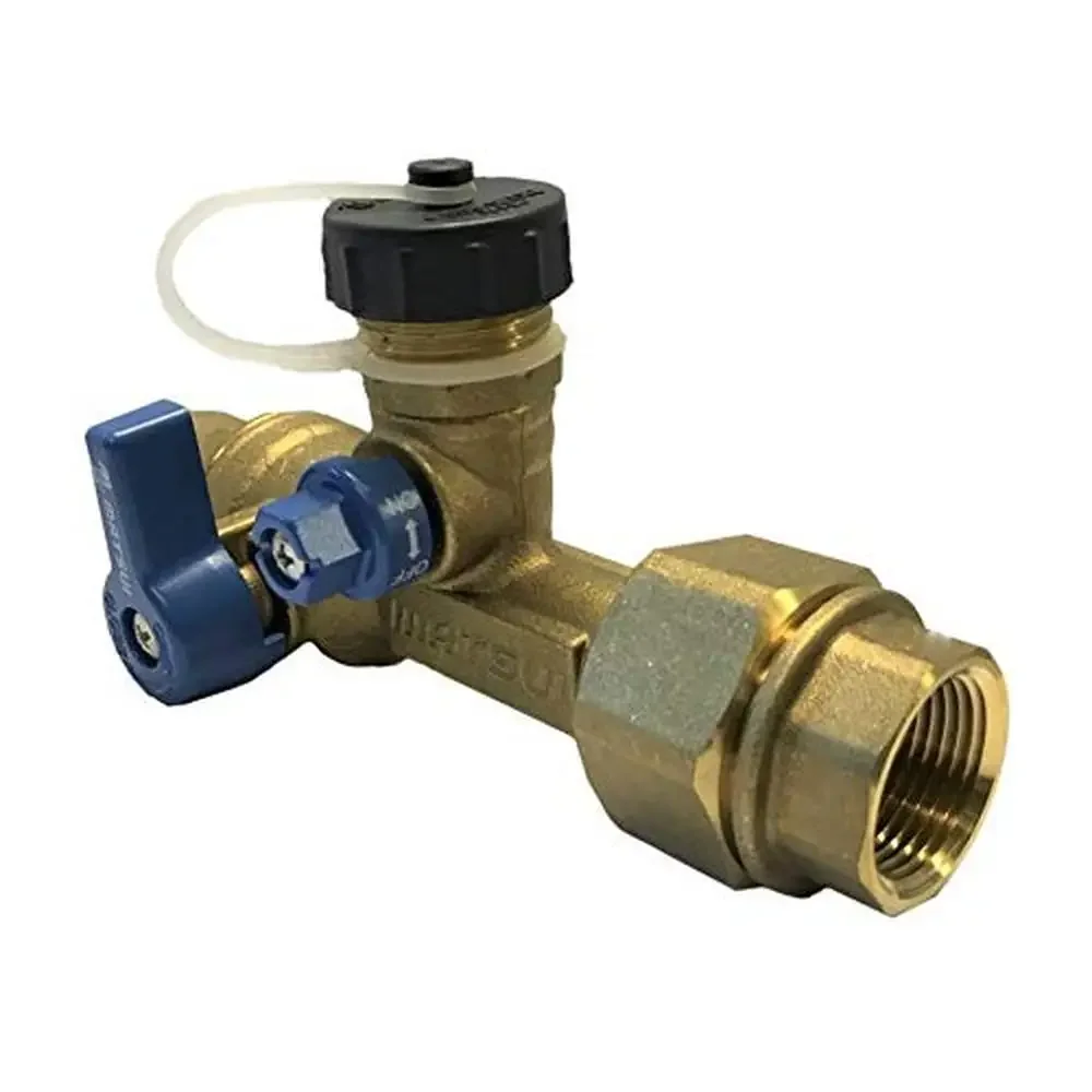 3/4 Inch Isolation Valve Kit Pressure Relief Valve Tankless Water Heater Heavy Duty Brass FNPT Connection Leak Tested Compact