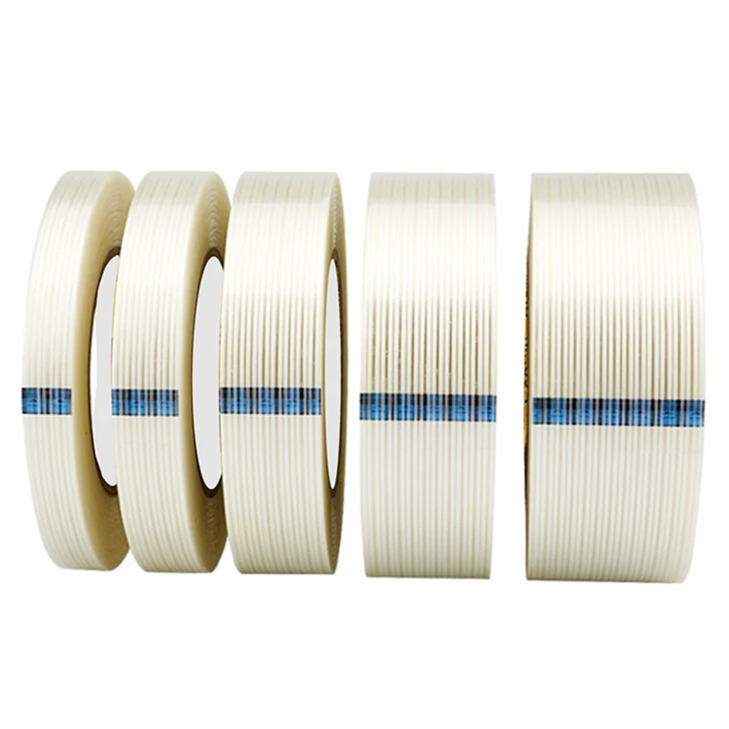 Insulation Wrap Strong Stripes Fiberglass Tape Lithium Battery Pack Single-sided High Temperature Resistance Adhesive Fixed Seal