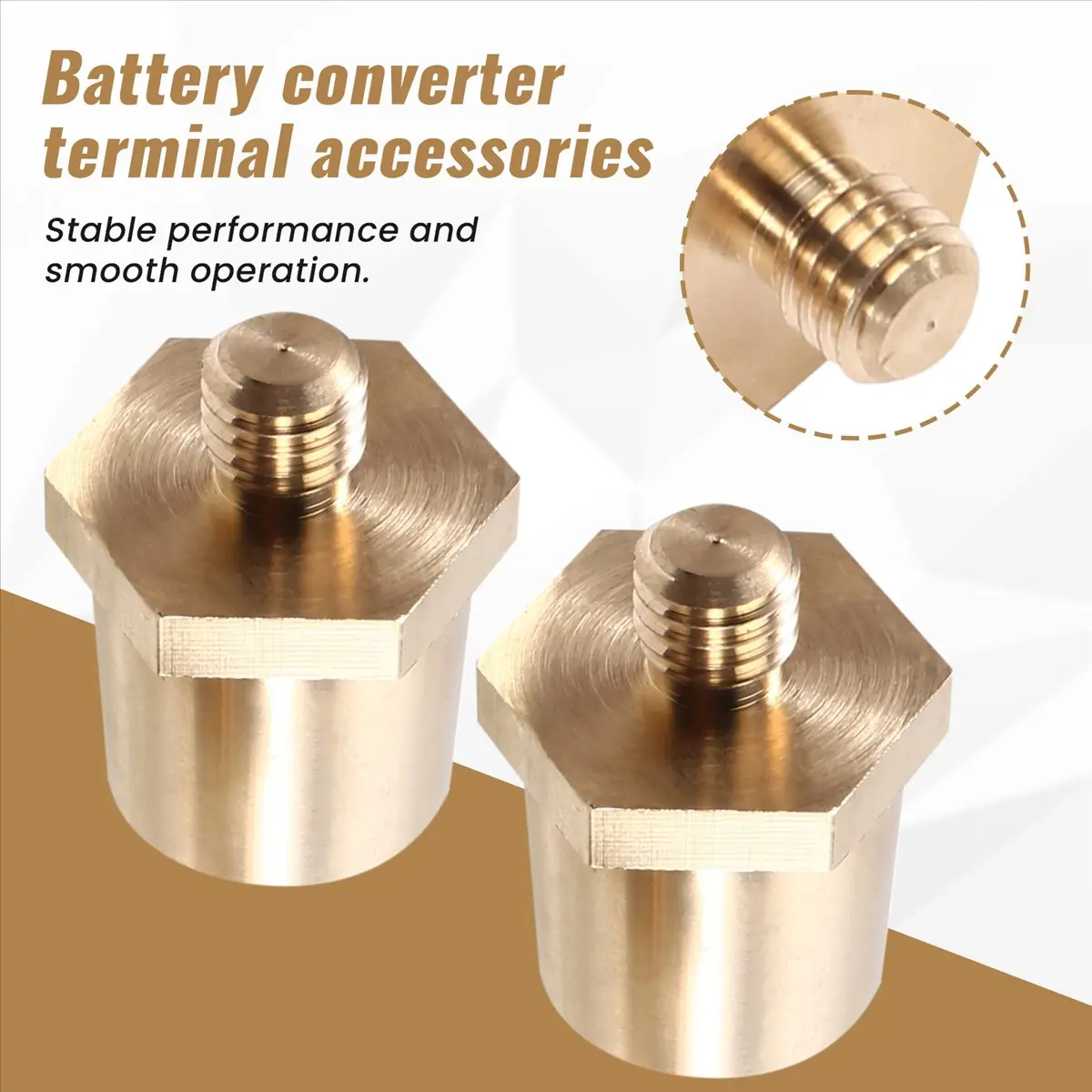 feelfeel High Crank Conversion Terminal Cars Battery Battery Pile Conversion Terminal Conversion Terminal M8 Outer Teeth