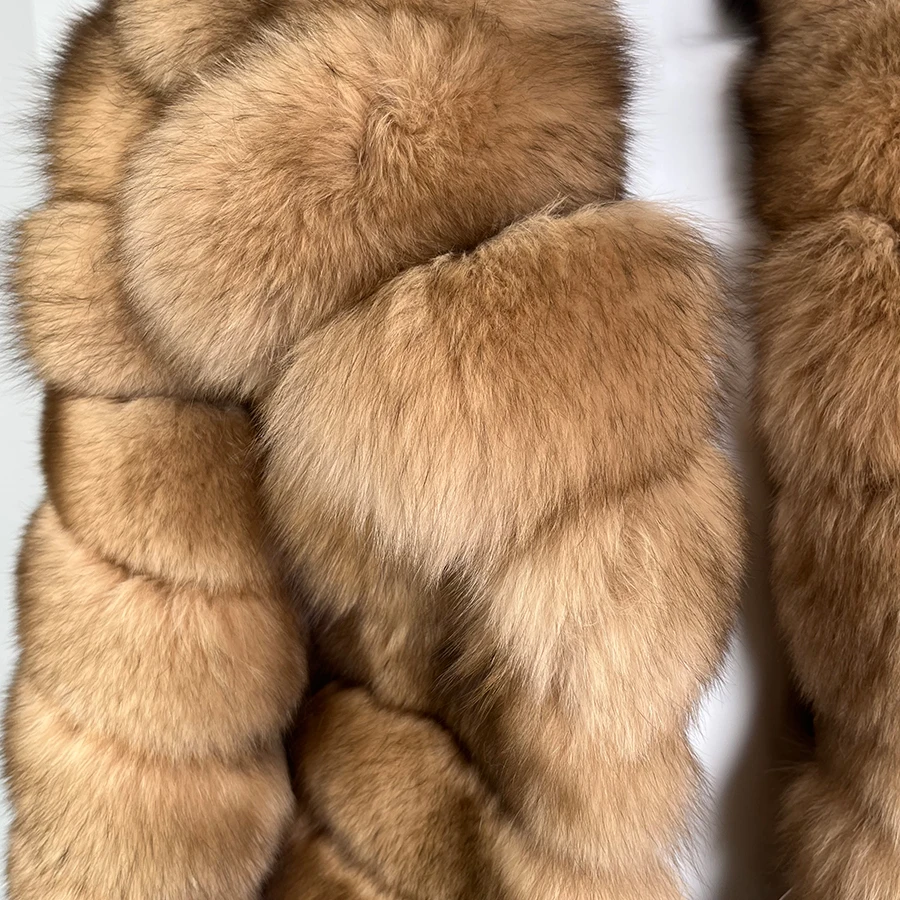 Women\'s Fur Coat Real Fox Fur Coat Women Warm Best Selling Women Fur Jacket With Lapel Winter Natural Fur Coats