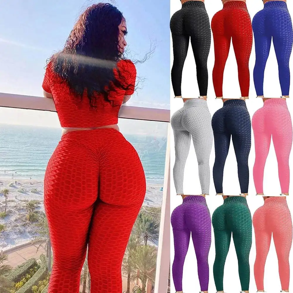 

plus Size Women's Butt Lifting Yoga Pants Large Size Yoga Trousers Comfortable Fit Base Layer Pants Seven/Nine Points Long
