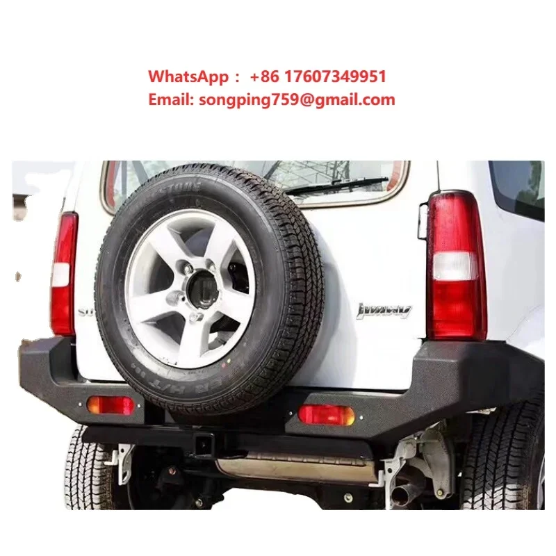 TELLIKA Rear Trailer Tow Hitch Rear Bumper Guard Accessories for Suzuki Jimny 1998-2017 JB23 JB33 JB43 New Fits 2005-2008 2010